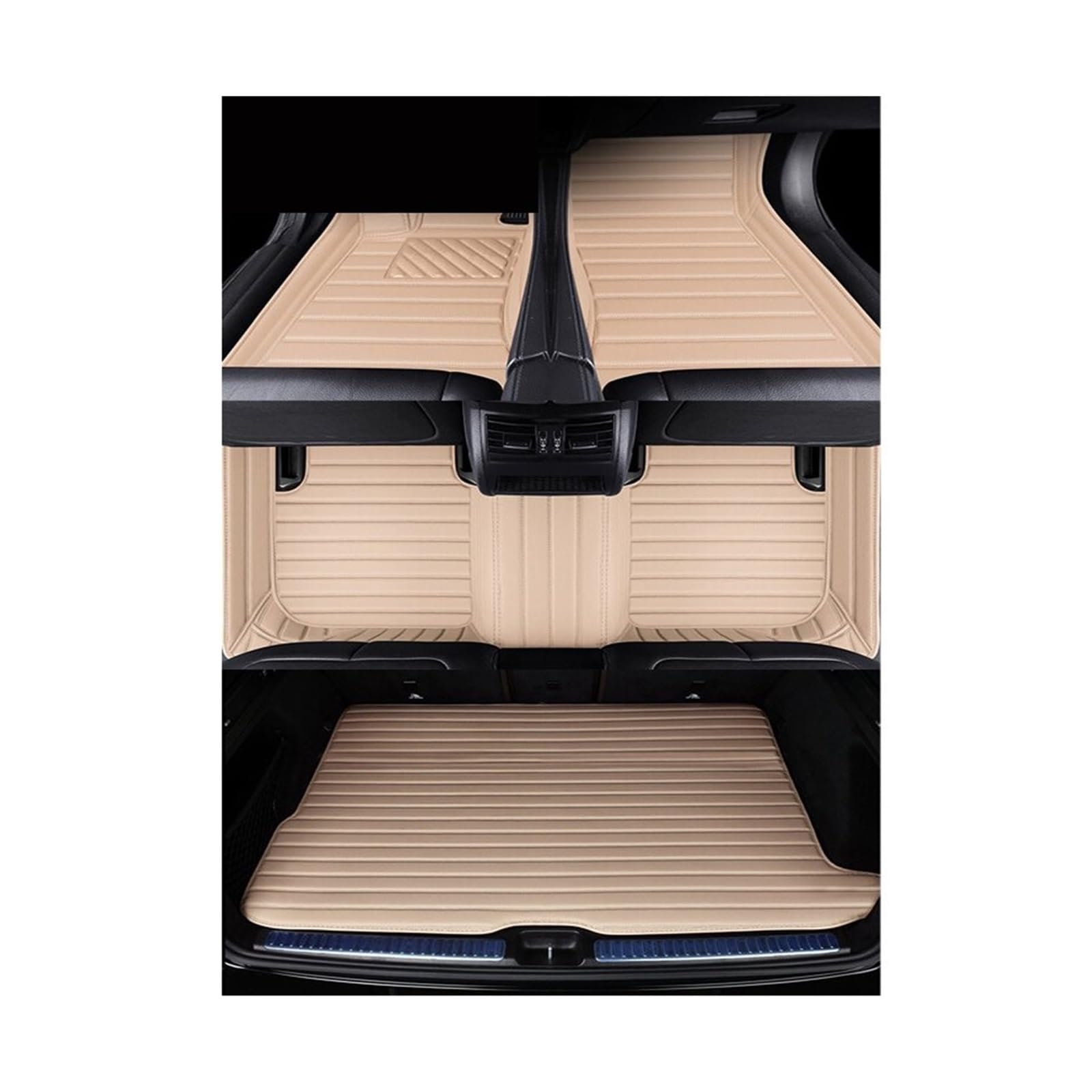 Tapis de voiture pour MG HS 2018-2022 à rayures sur mesure - 4