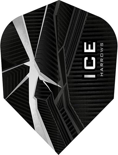 Miniatura 5 de Harrows Ice Recut  Vuelos de dardos de 100 micras, estándar n. 6, varios tamaños de juego, varios colores