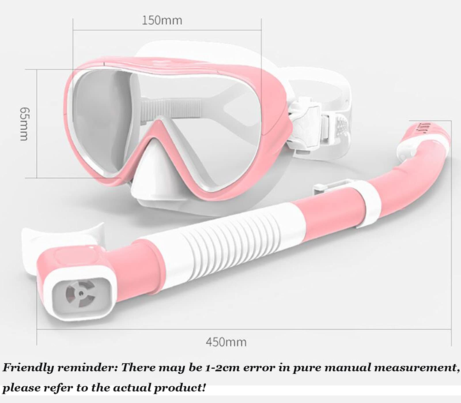 Maschera da Snorkeling Integrale, Maschera da Sub per Bambini e Adulti, Maschera da Snorkeling con Vista panoramica a 180°, respirazione sicura, Anti-Perdita e Anti-appan