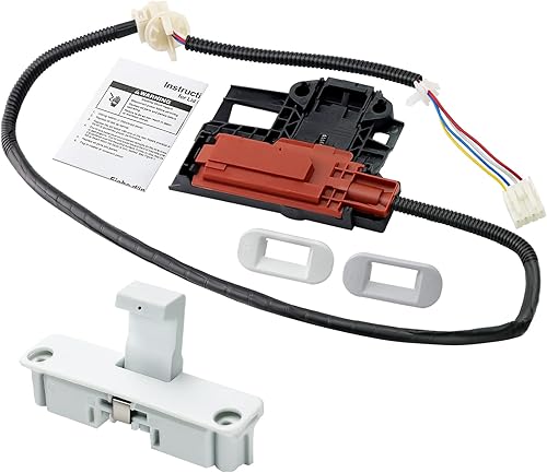 Blutoget W10404050 W10238287 - Conjunto de interruptor de bloqueo de tapa de lavadora W10240513 Strike by Blutoget - Compatible con lavadora