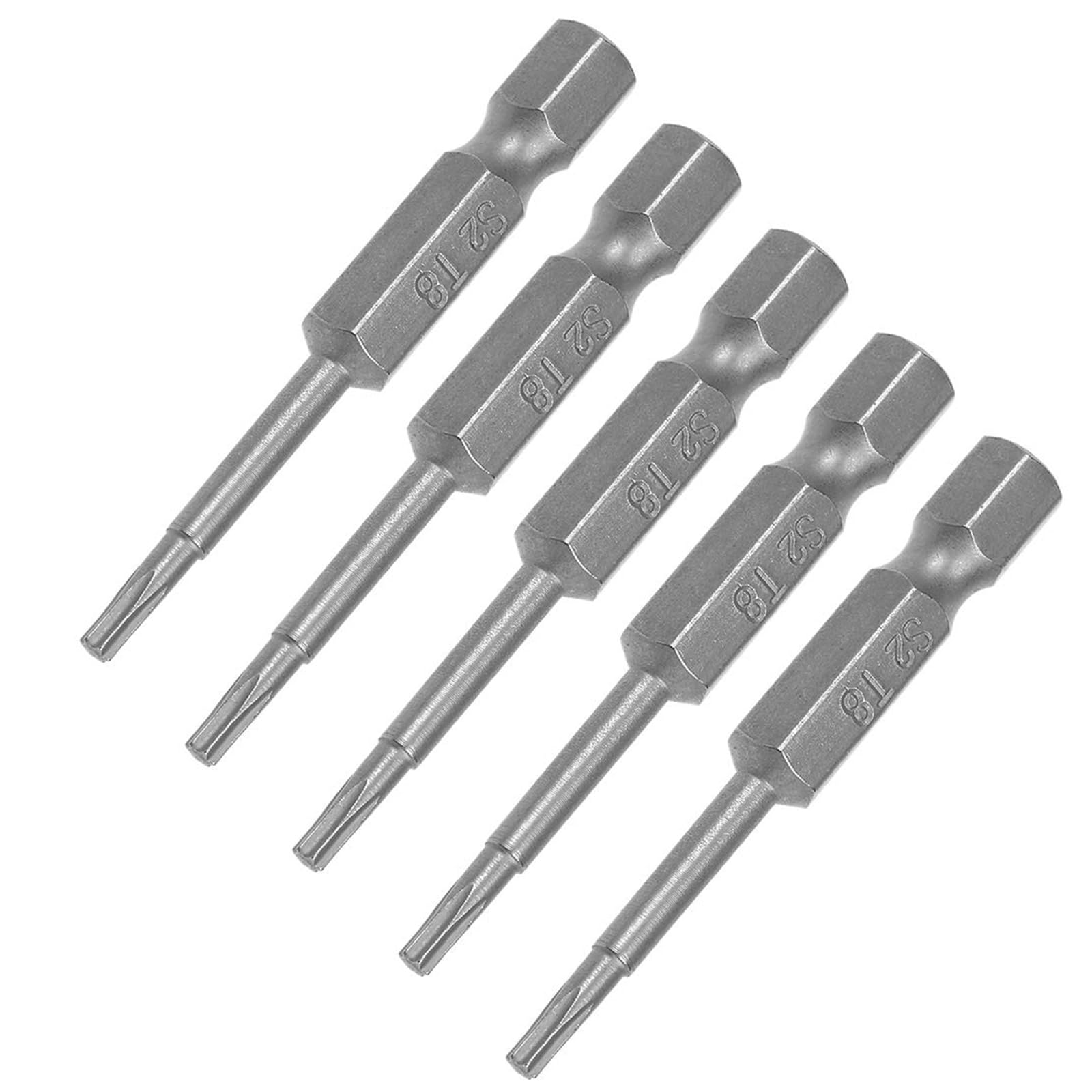 MACHSWON 5 Pcs T8 Magnetic Torx Screwdriver Bits, 1/4 Inch Hex Shank 2-inch Length S2 Power Tool โ image 1