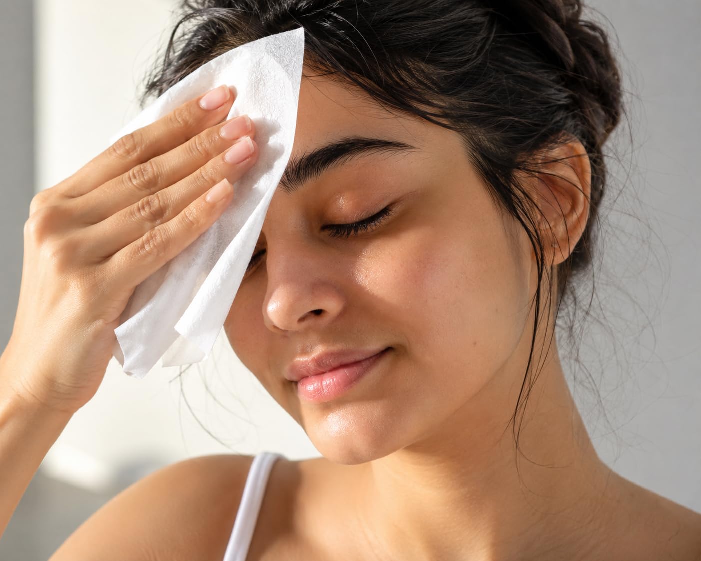 Freshnap Makeup Removal Wipes Pack of 50 | Soft Non-Woven Dry Face | Lint-Free Facial Cleansing Wipe-image-26