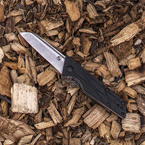 Statgear Ledge Slip-Joint Pocket Folding Knife | D2 Steel, G10 Handle, Reversible Tip-Up Carry Pocket Clip - Edc Hunting Compact Rugged Everyday Carry Slip Joint… #TOP1