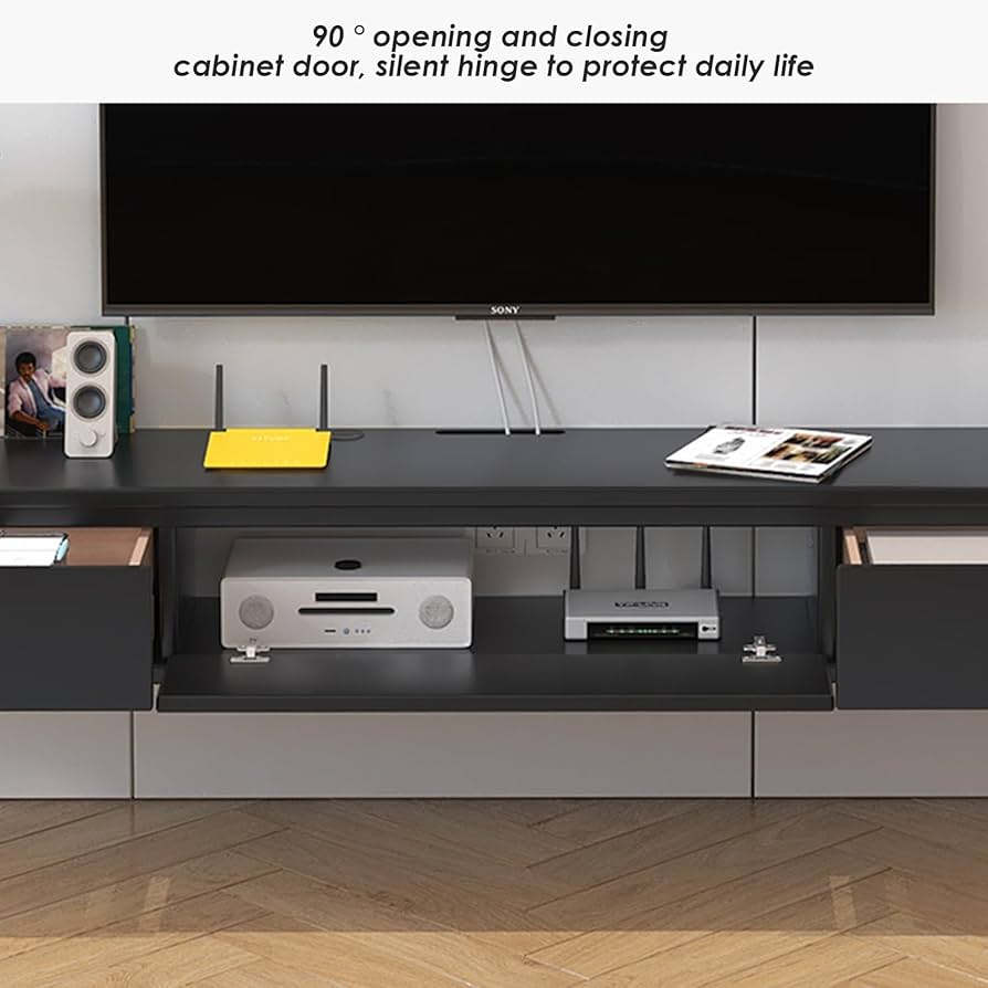 エレガント＆多機能！木製ローボード式テレビスタンド エレガント＆多機能！木製ローボード式テレビスタンド