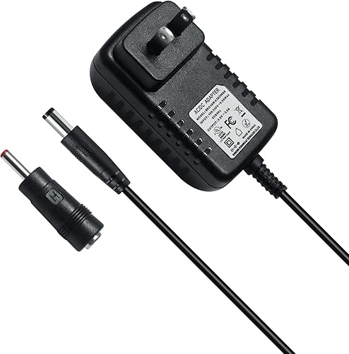Miniatura 5 de DCHAV Fuente de alimentación de 5V 2A Adaptador de CA a CC 100-240V 50-60Hz Cable de alimentación 0.217 in x 0.098 in 0.138 in x 0.053 in Enchufe