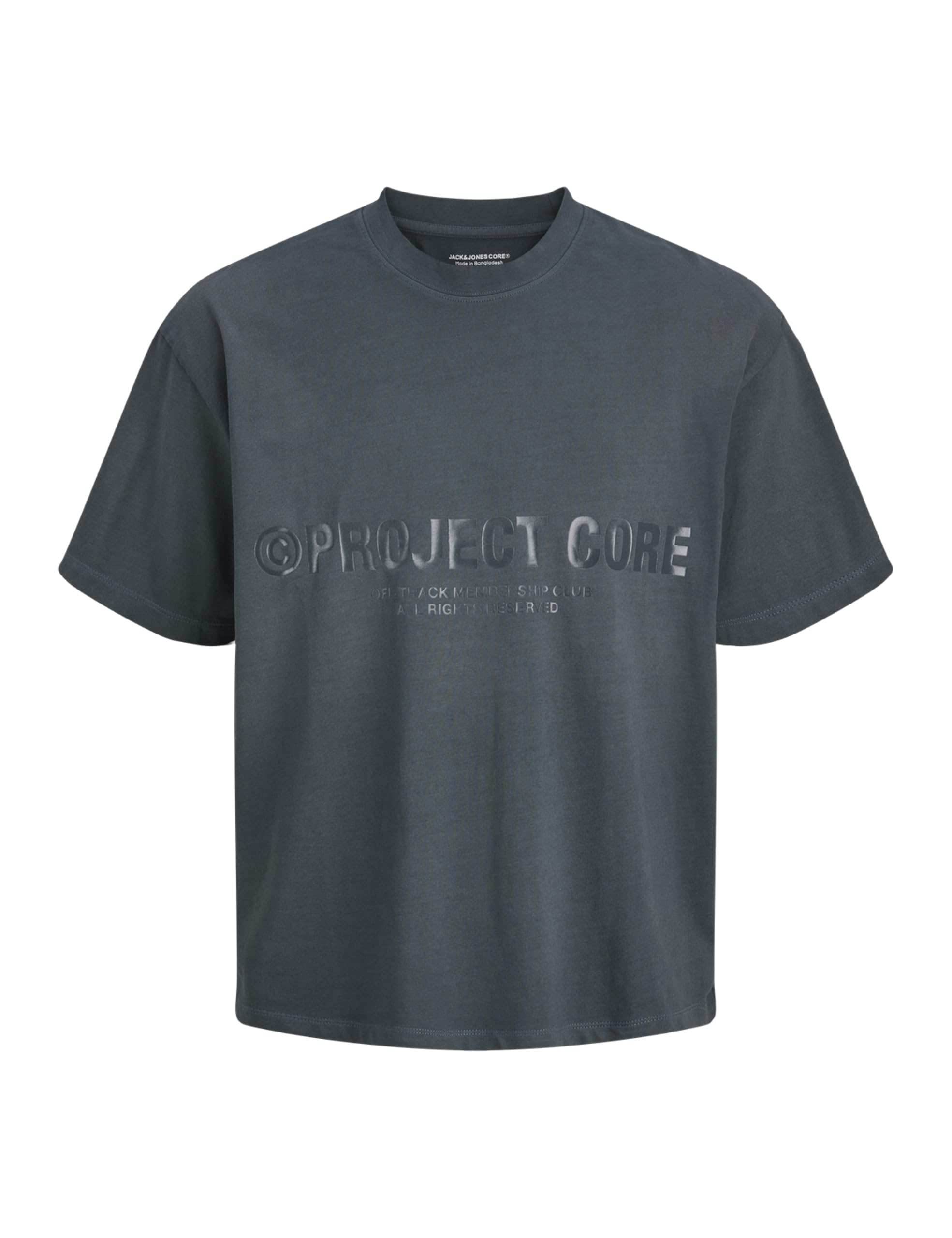 Jack & Jones Men's Orion Blue Jcoreflex Cropped Tee Ss C.n Styd Aw24, Xl