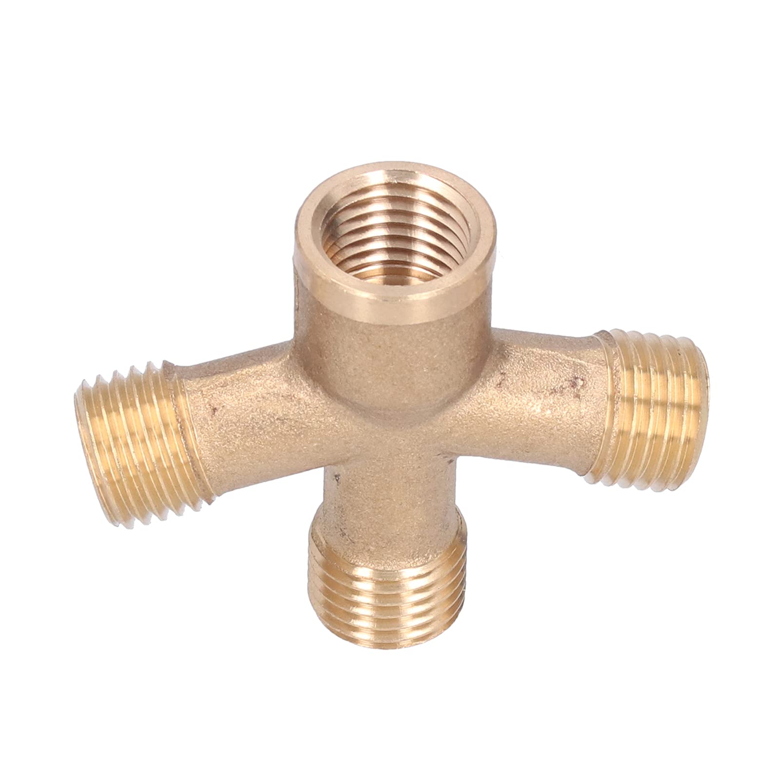 4‑Way Connector, Hose Cross Connector Durable Cross Hose Splitter Pipe Fittings Professional for Garden Irrigation