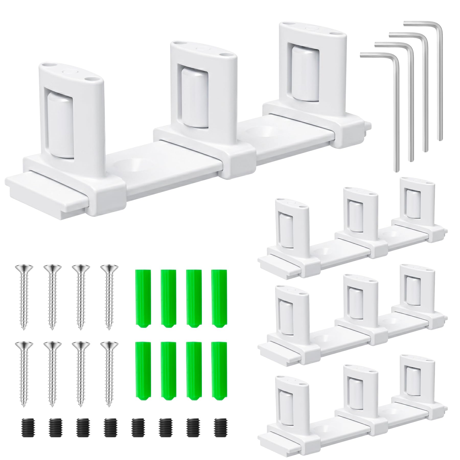 Photo 1 of IWIWE Sliding Door Floor Guide Kit (4 Pack)