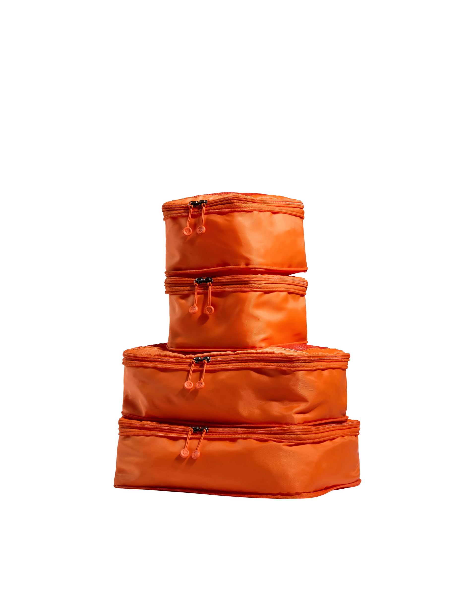 Antler Coral - Compression Packing Cubes, Set Of 4 Essential Packing Cubes For Suitcases And Backpacks - Holiday, Travel & Accessories Organiser, Easy Clothes And Shoe Storage