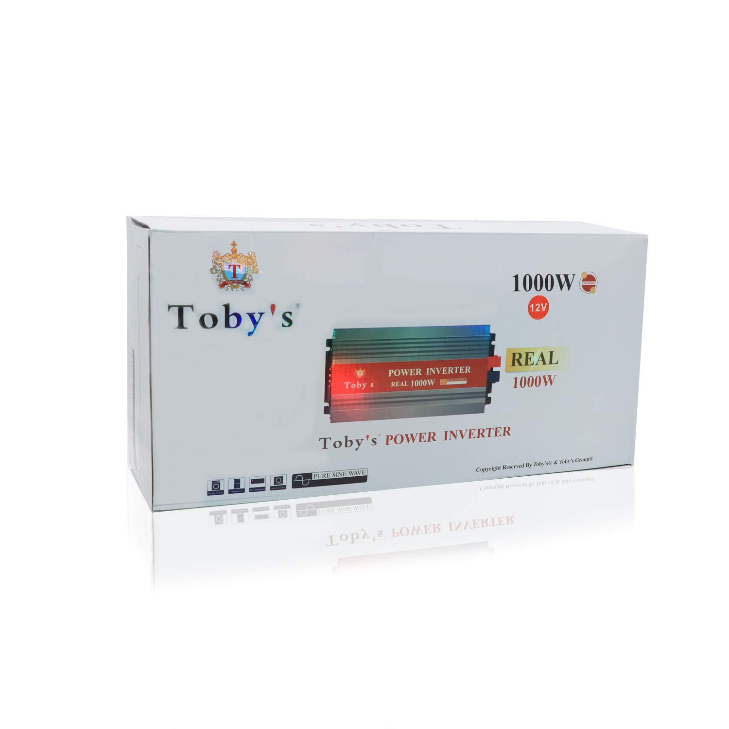 Toby's 1000W Car Inverter DC 12V to AC 220V Auto Voltage Converter