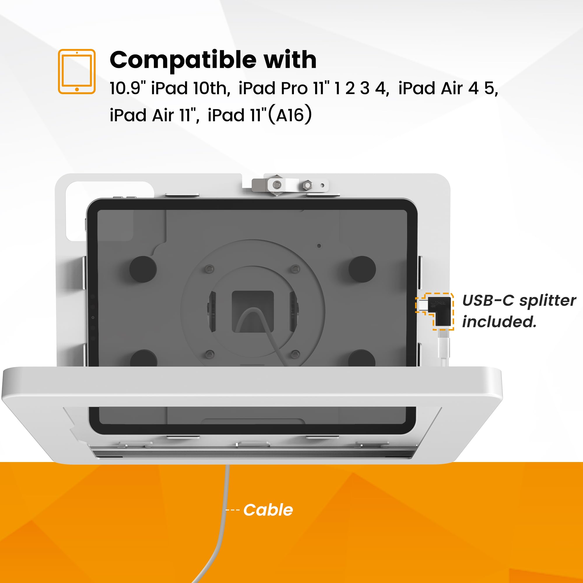 Premium iPad Muurbeugel voor iPad Air 13-inch (2024) | Displine