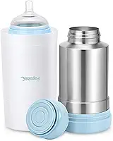 Papablic Aquecedor de mamadeira portátil para viagem Plus com grande capacidade, 510 g