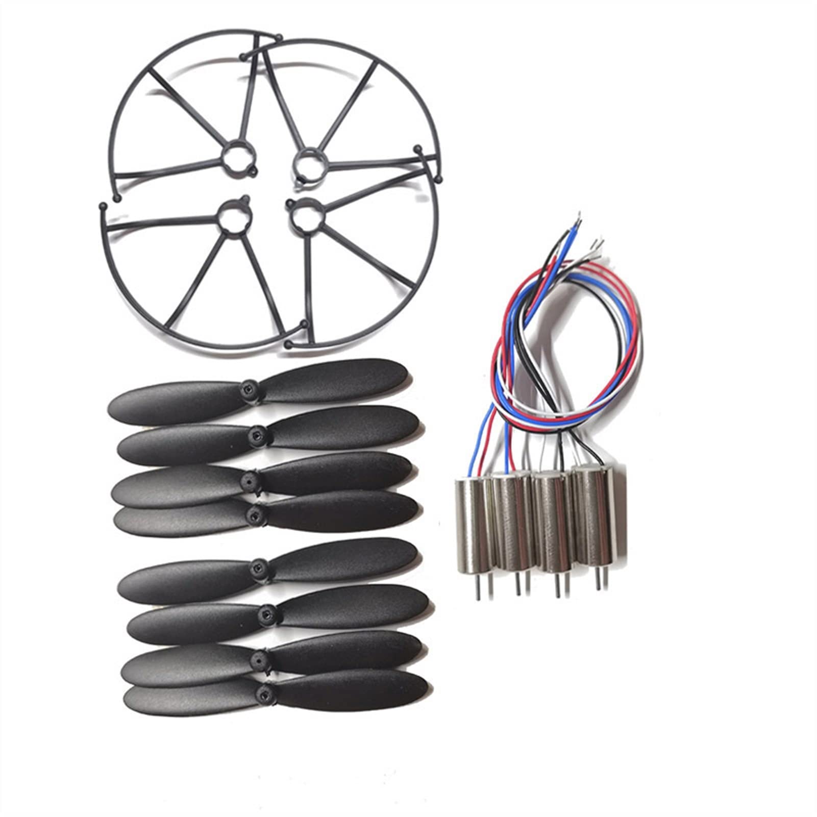 Piezas de Repuesto RC - para LSRC LS-Mini Quadcopter RC Drone Repuestos Brazo Motor Motores Hélices Guardia Drone FPV (Color: F) (Color : A)
