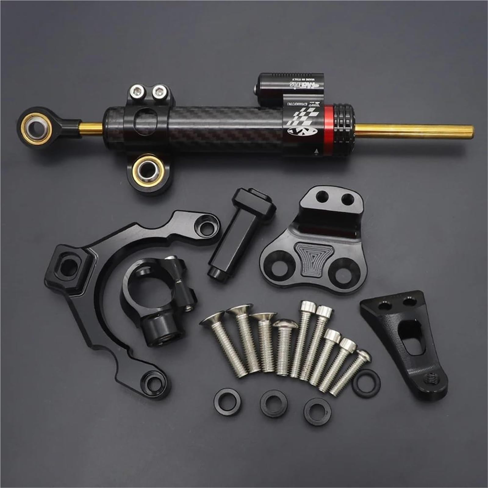 Amortiguador De Dirección para Motocicleta para para Z900 para Z 900 2017-2023 con Kit De Soporte De Montaje(Color 2)