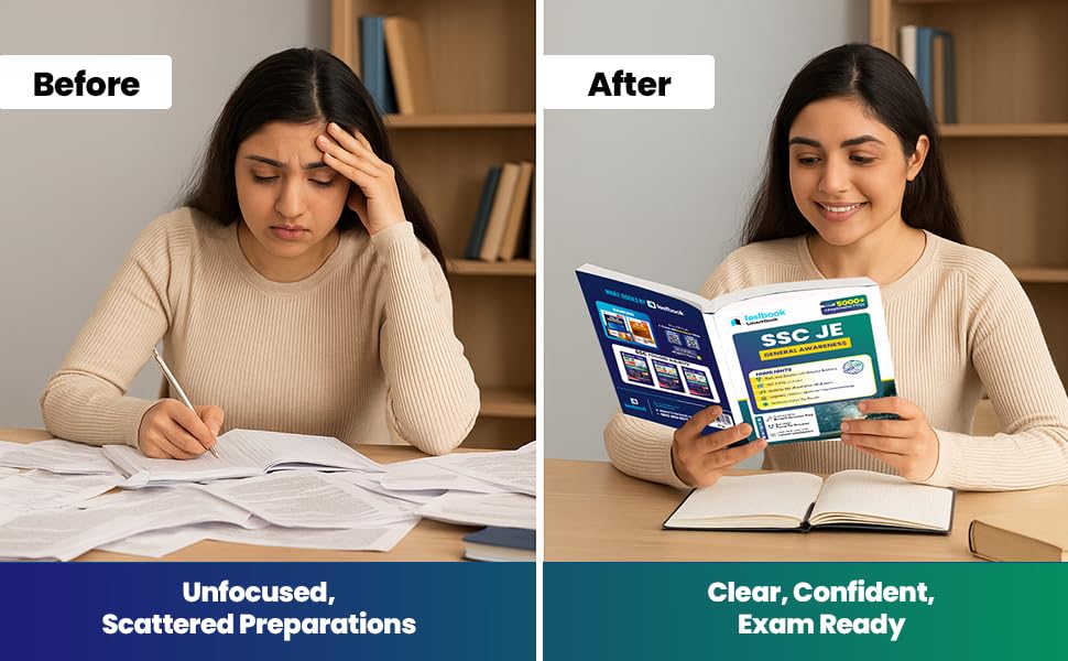 Image of Testbook SSC JE General Awareness SmartBook with 5000+ Chapterwise PYQs & MCQs in English | History, Polity, Geography, Science | Ideal for SSC JE, State AE /JE & Govt Exams 2026 (Smartbook Series)