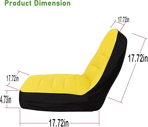 Miniatura 6 de LP68694 - Funda de asiento compacta para tractor utilitario, funda de asiento acolchada para tractor utilitario compacto con reposabrazos 1025R,