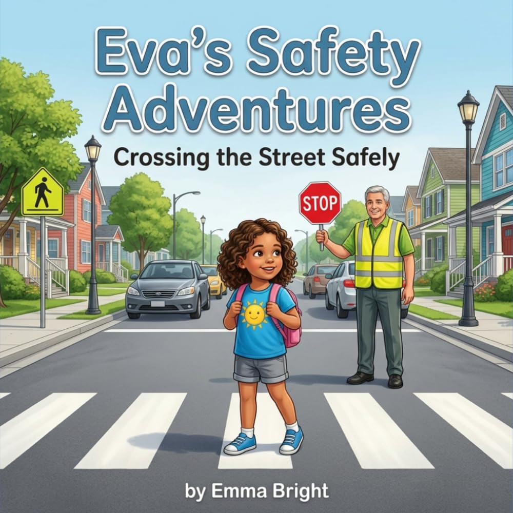 Eva’s Safety Adventures: Crossing the Street Safely (Eva series)
