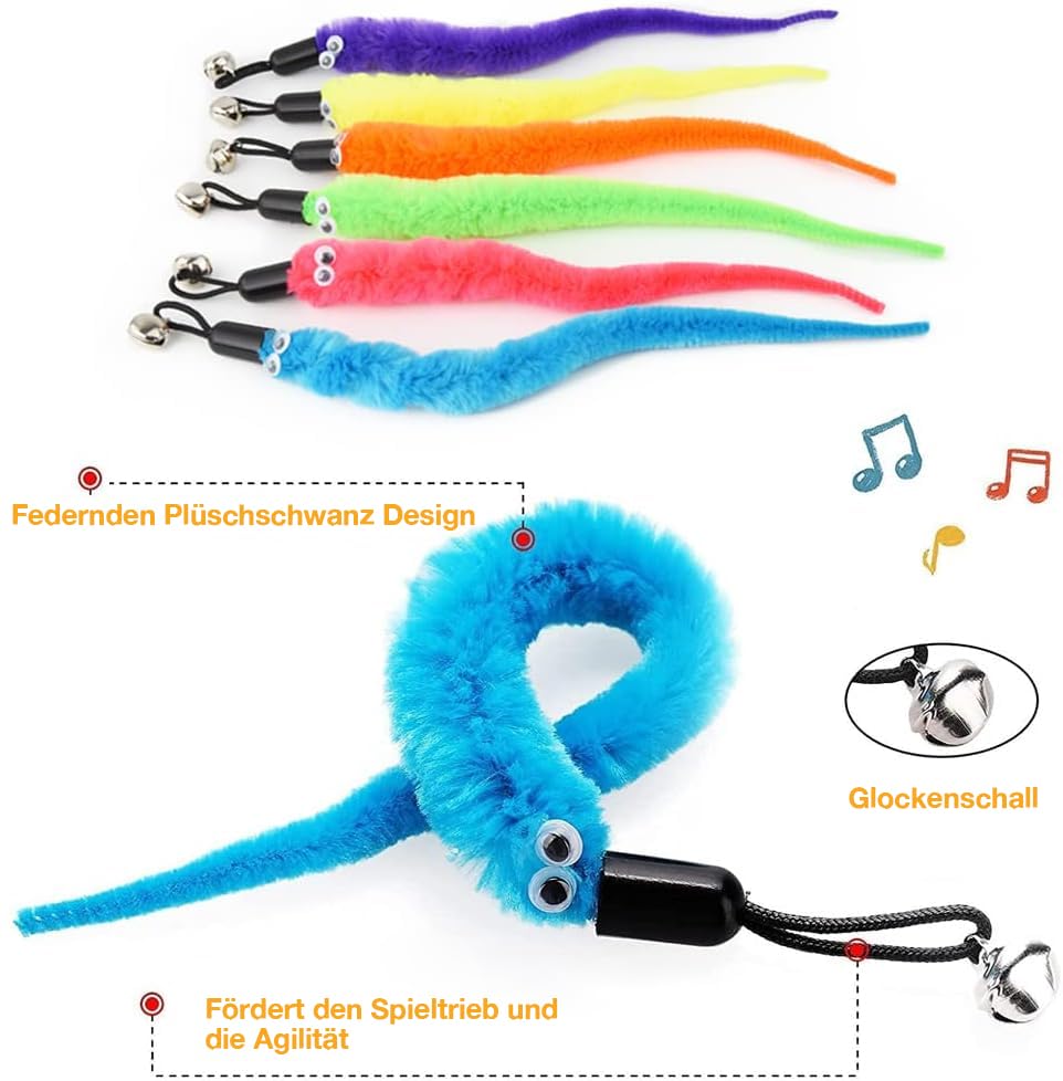 Interaktives-Katzenspielzeug-Angel-mit-Feder-Intelligenz-Spielzeug-fur-Katzen-Federspielzeug-Mit-Saugnapf-fur-Kitten-SelbstbeschaFtigung-13-STK-FederMausFisch | Dealmeister.io Alt tag für bilder post titel