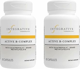 Active B-Complex - Cellular Energy, Immune Function & Heart Health Support with Vitamins B2, B6 & B12* - Made for Busy Lifestyles - Gluten-Free - 120 Capsules (60 Servings)