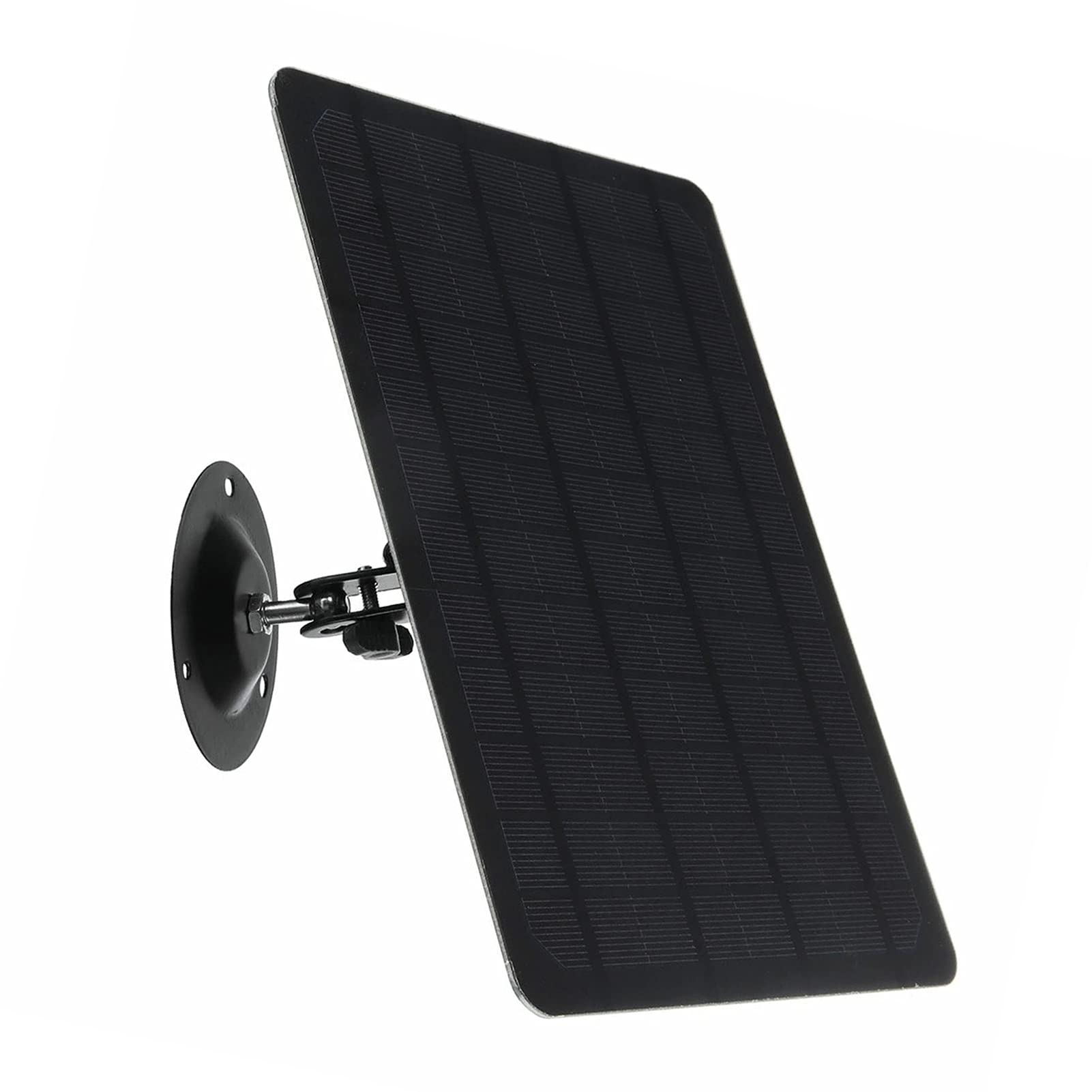 Pannello solare micro USB 10 W, 5 V, 2000 mAh, rotazione a 360 gradi, impermeabile, per fotocamera USB