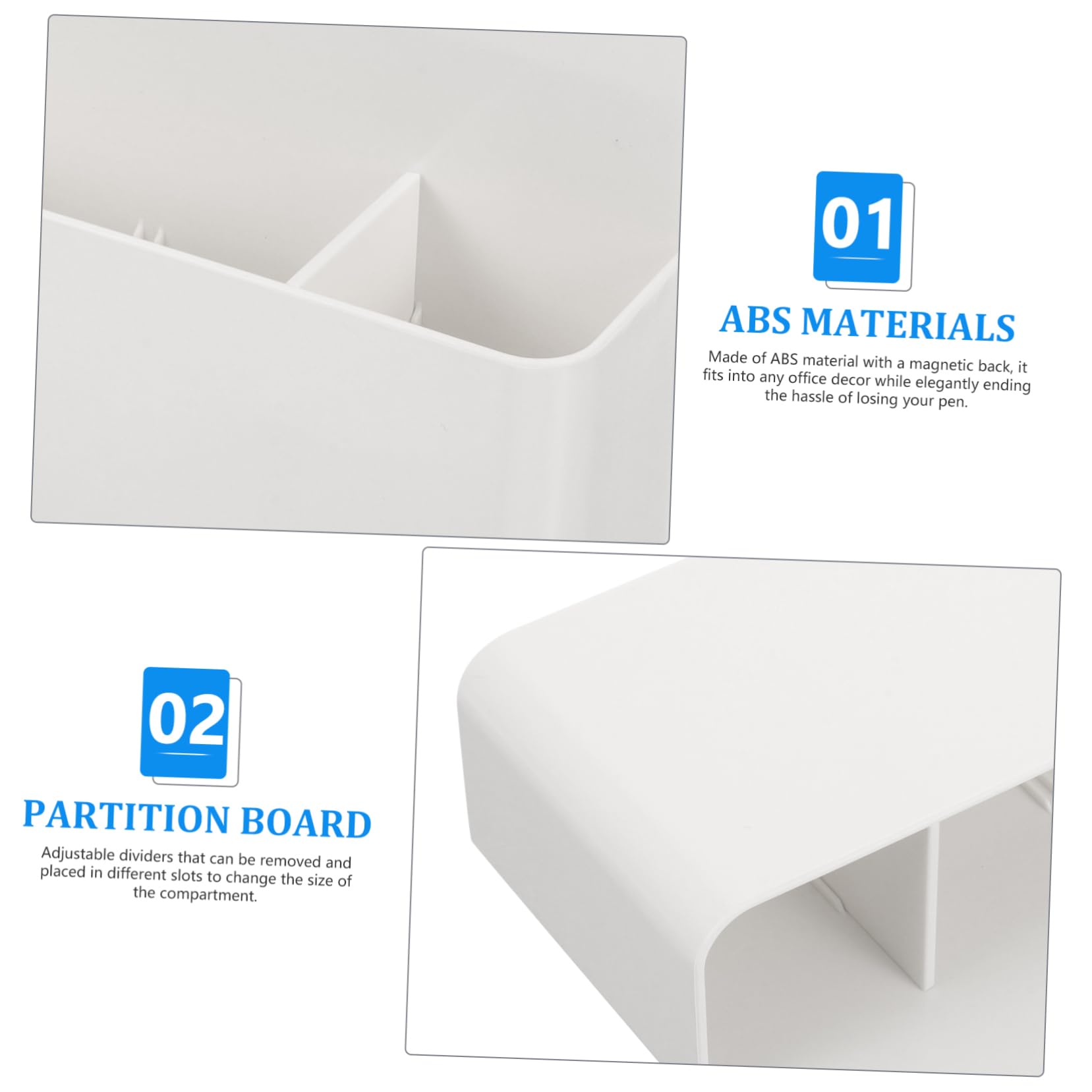 3 Pz portapenne magnetico portapenne per lavagna porta-cancellabile a secco organizzatore magnetico per penne organizzatore magnetico per lavagne accessori per lavagne addominali