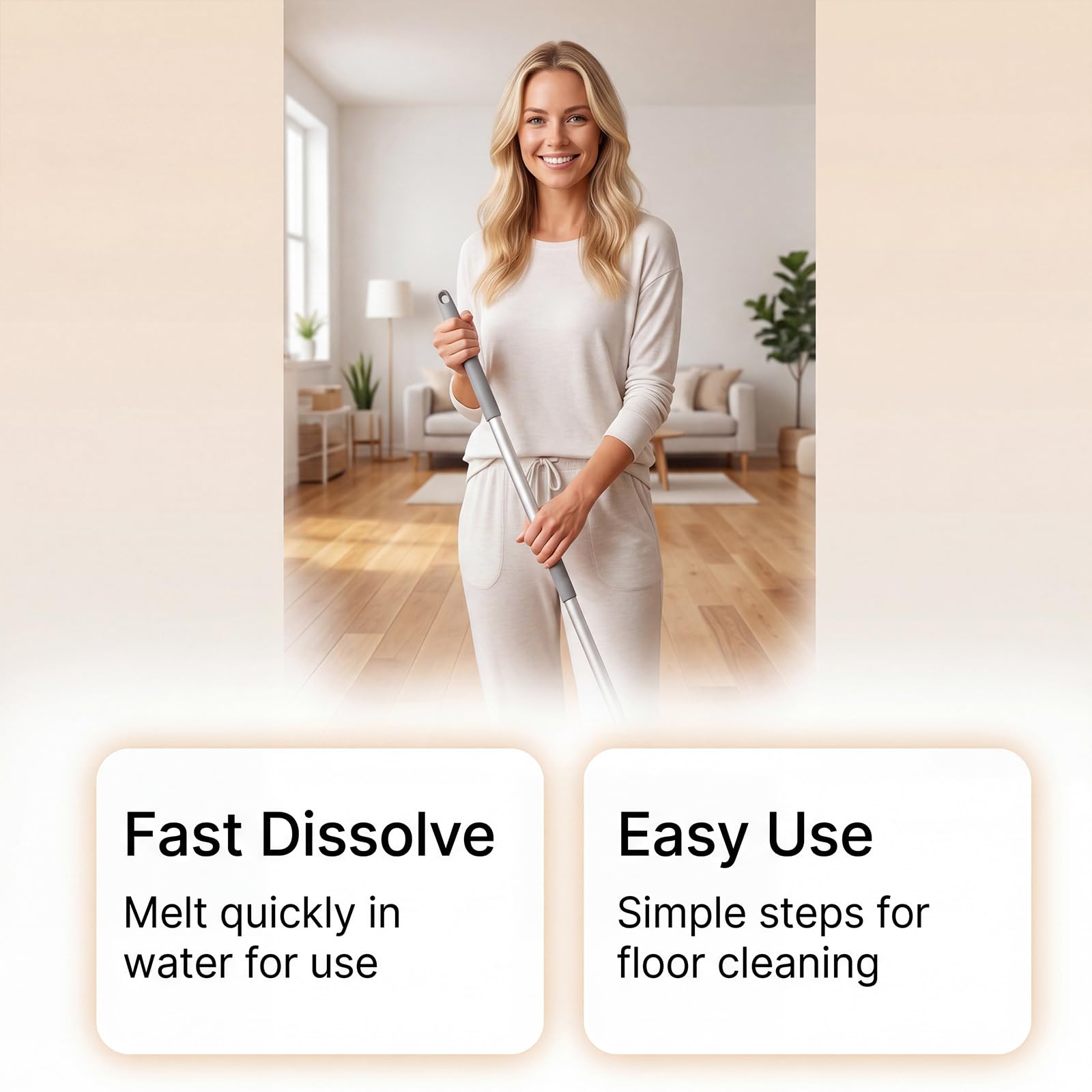Gardenia Scent Multi Effect Floor Cleaner Sheets, Multi-Surface Cleaner Tabletten, Pastillas de limpieza desodorante, pastillas de limpieza de brillo duradero y Scent Floor Cleaner (800 unidades)