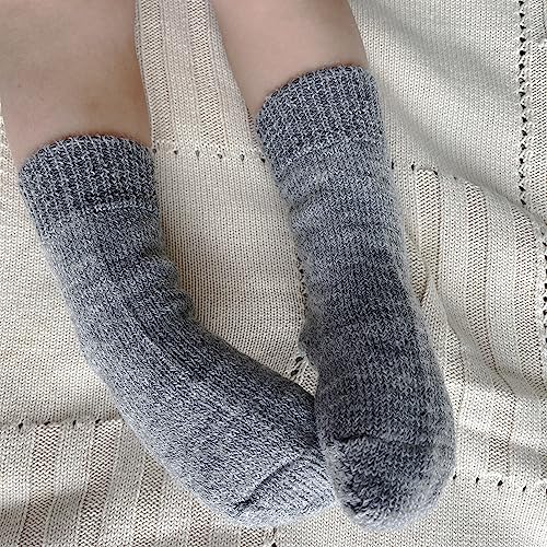Kids Wool Socks: Pure Organic Virgin Wool Plush Socks for Girls and Boys, Size Baby – 8 Years2