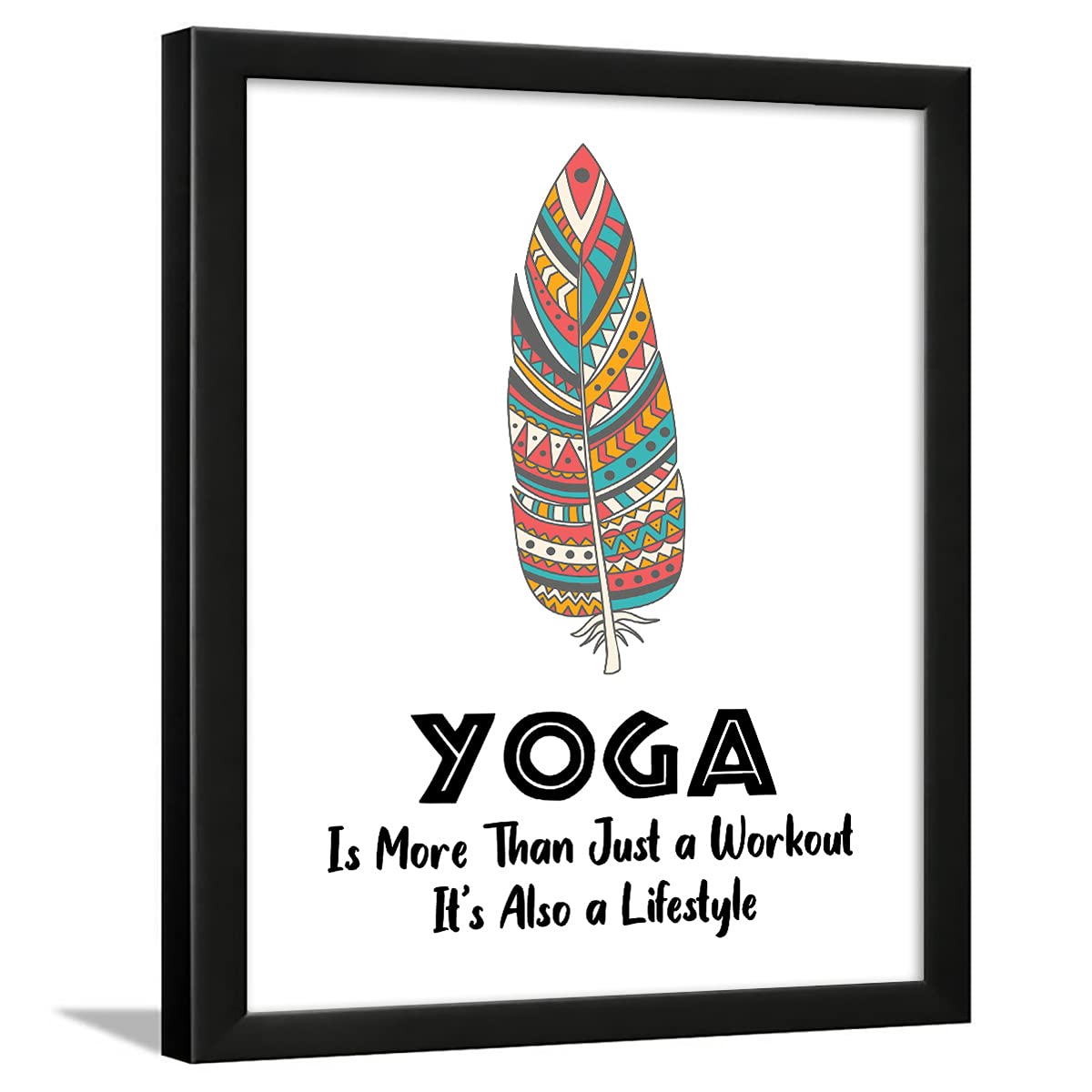 Chaka Chaundh Yoga Quotes Frames Meditation Quotes Wall Frame