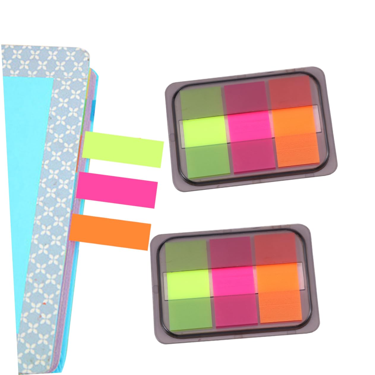 NUOBESTY 30packungen Neon Page Marker Bunte Haftnotizen Selbstklebende Lesezeichen Für Bücher Und Dokumente Markieren Und Hervorheben Von Informationen
