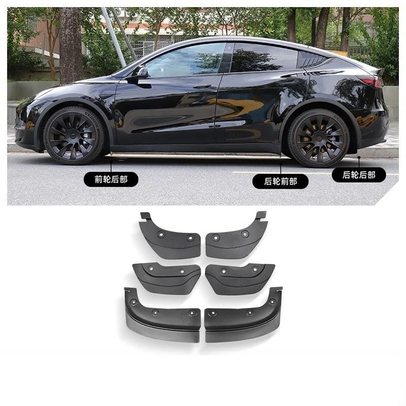 Guardabarros de coche para Tesla Model 3 y Y, el accesorio ideal para viajes bajo la lluvia 2