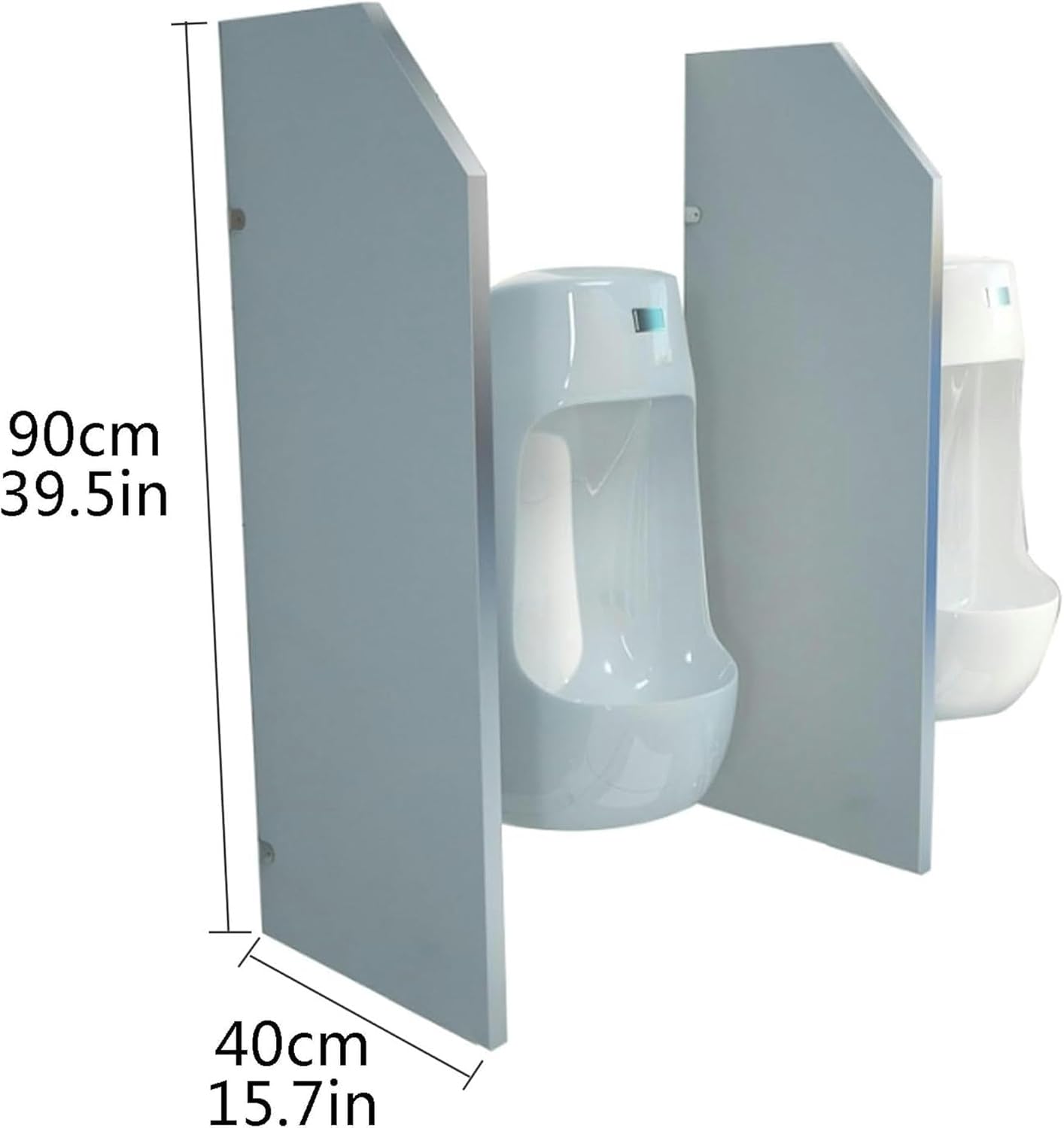 Privacy Screen for Urinary for Men PVC Board Solid Room Diviser Urinary Partition Mounted On The Wall