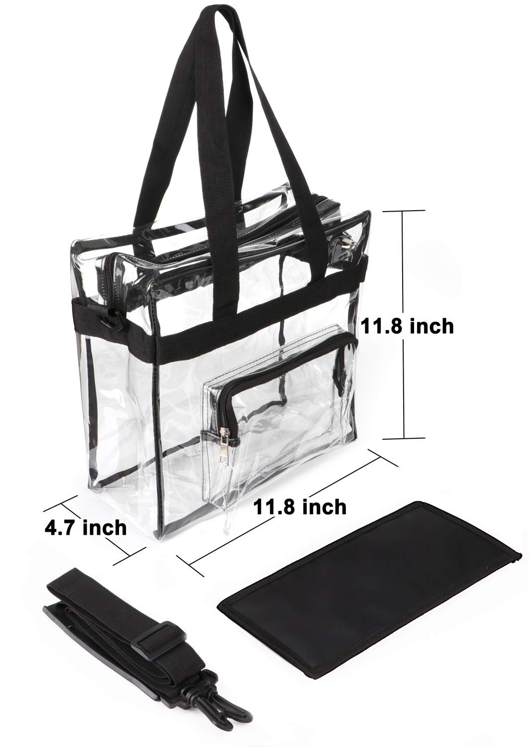 Buy Clear Tote Bag Stadium Approved, Clear Bags for Women, Transparent