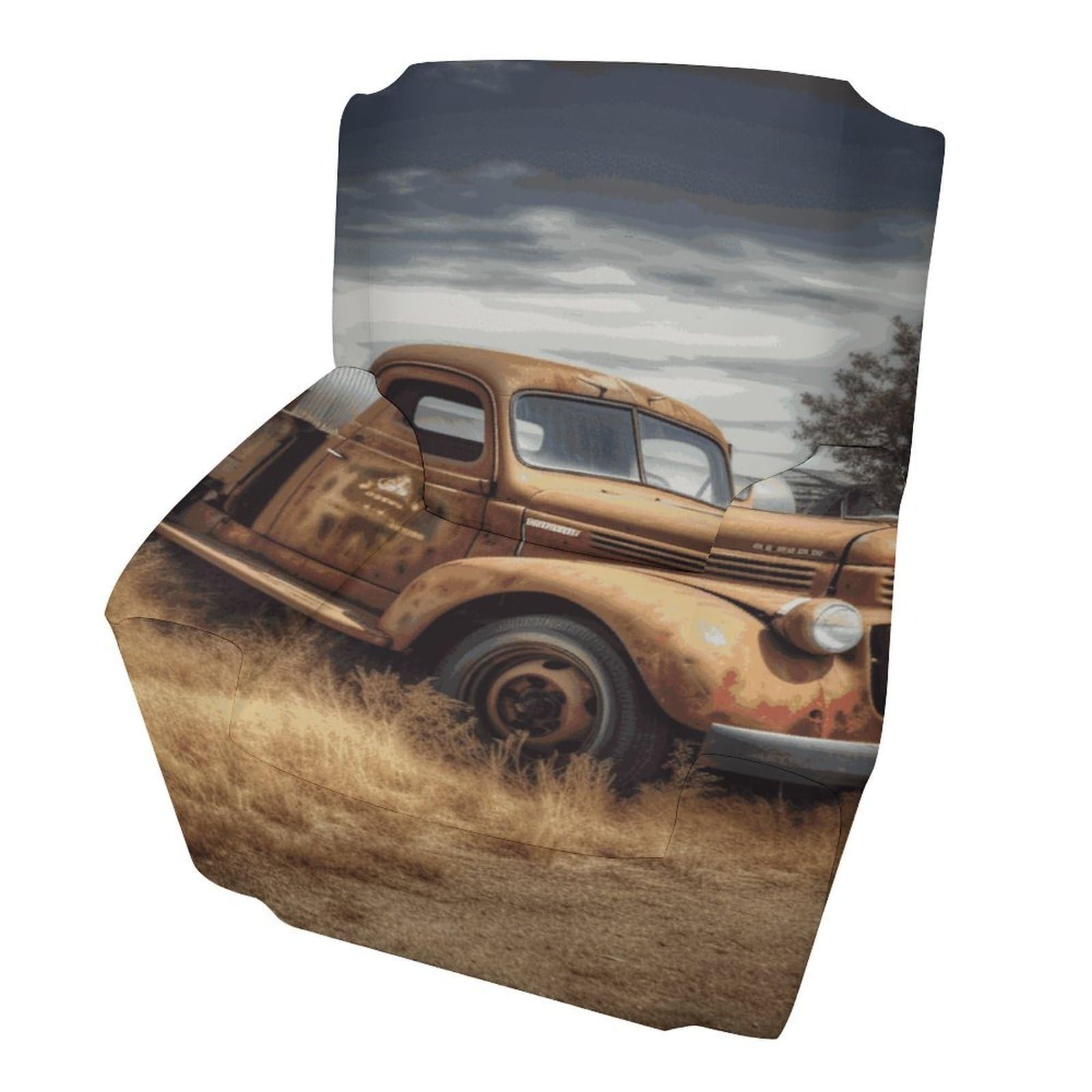 Fekiloot Style Old Truck Car Couch Cover Sofa Cover Sofa Slipcover