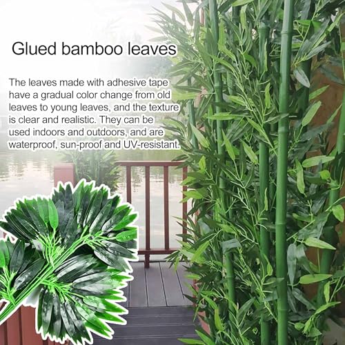 Clôture d'intimité en bambou artificiel pour bloquer le vis-à-vis du balcon