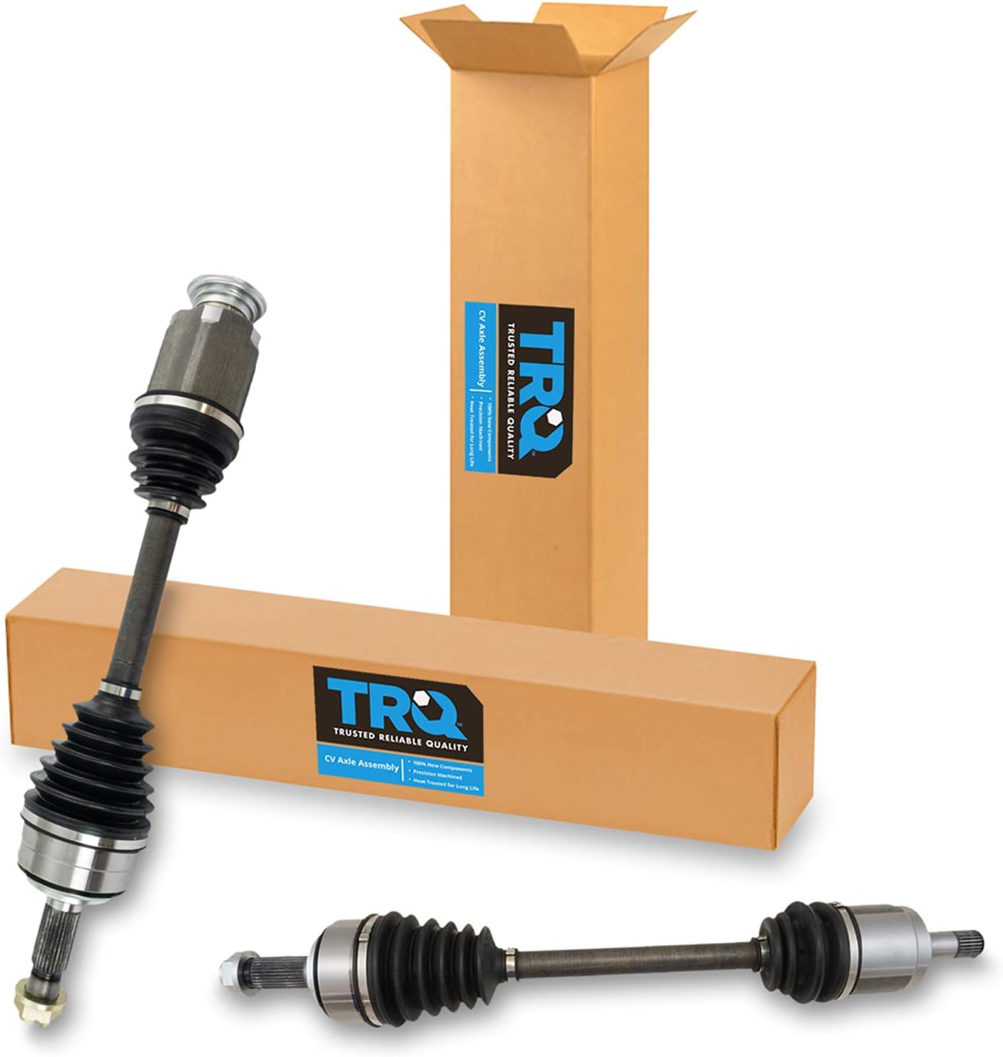 TRQ Front CV Axle Shaft Assembly Set Driver & Passenger Side Compatible with 2007-2014 Honda CR-V CSA72815