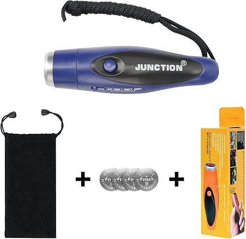 Miniatura 7 de Xflyee Silbatos electrónicos, silbatos eléctricos más fuertes, 3 tonos, silbato de alto volumen, de mano para entrenadores, árbitros, silbato de
