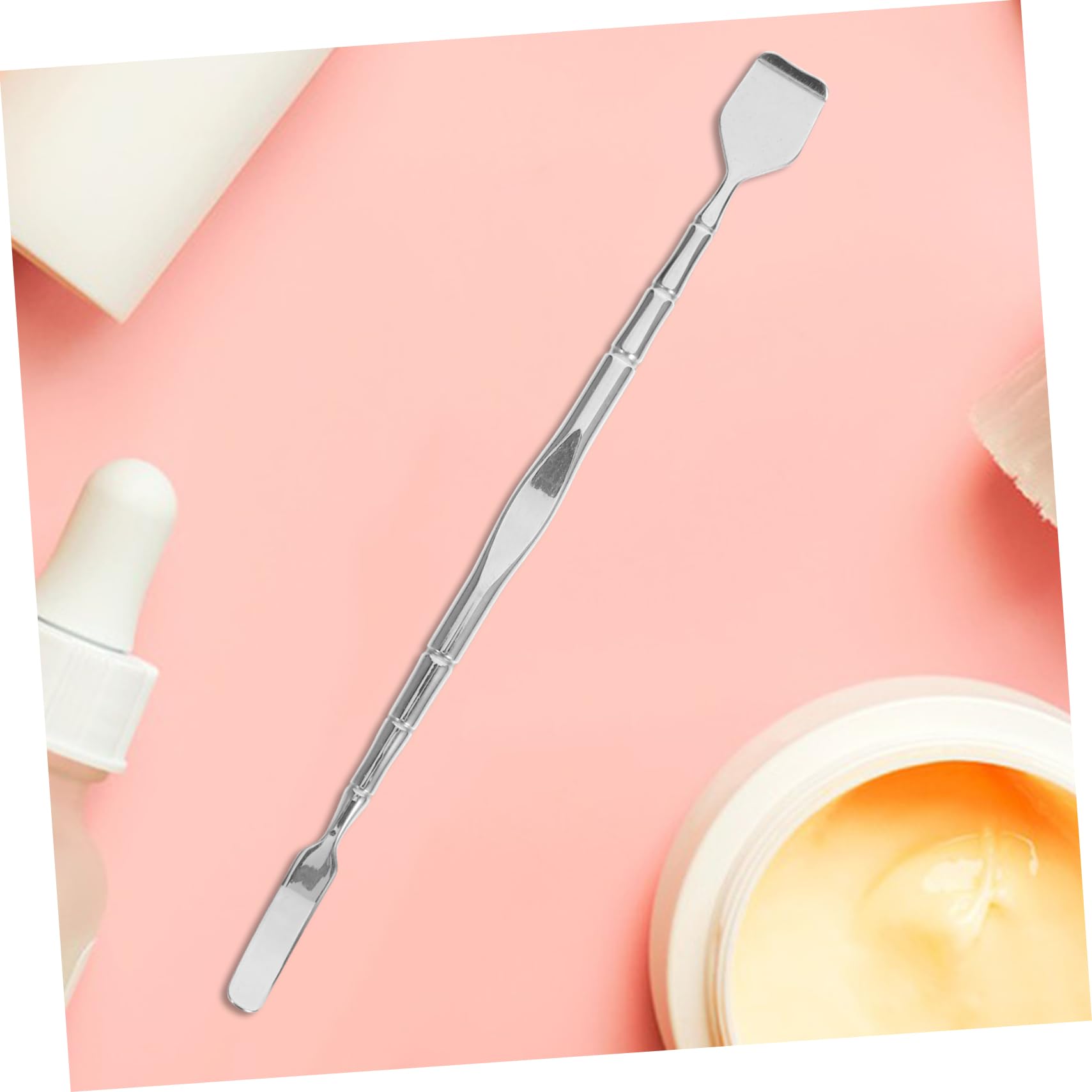 Healeved 2Pcs Stainless Steel Blackhead Removal Tool Gentle Face Extractor for Blackhead Extraction Comfortable Grip for Easy Use for Womens Facial Care