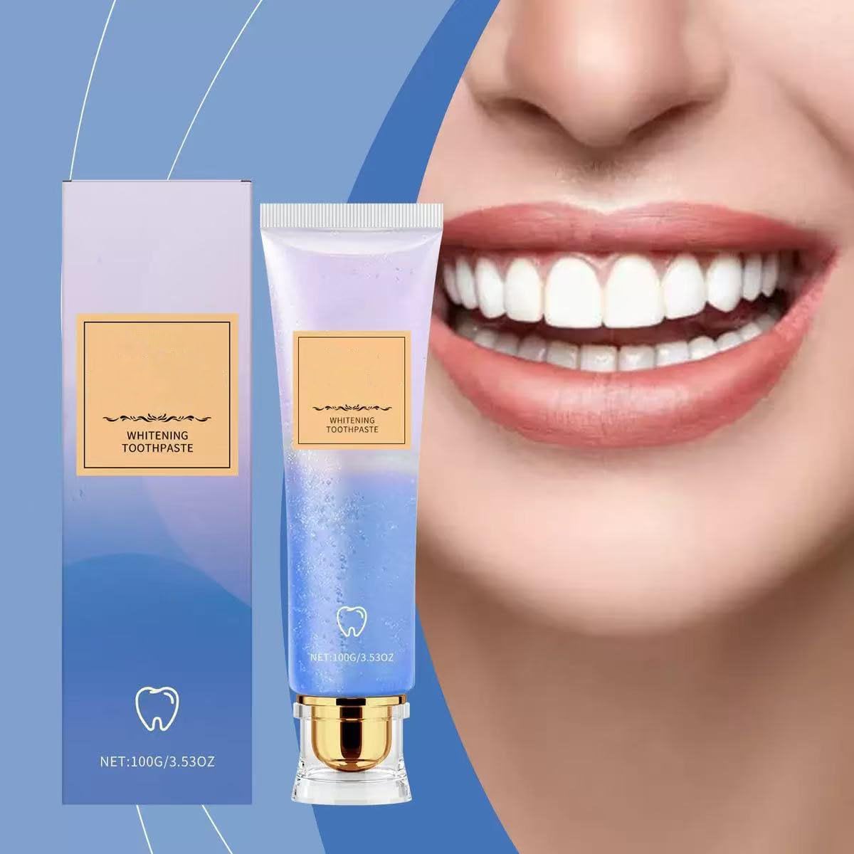Niacinamide dentifricio sbiancante gel dentifricio niacinamide dentifricio smacchiatore naturale delicato pulizia profonda dentifricio radiante sbiancante per riparazione carie (5 pezzi)