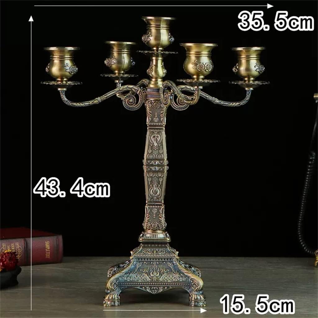 Candlestick Set Pieces Nordic Home Retro European Dinner Romantic Birthday Table Decor Candle