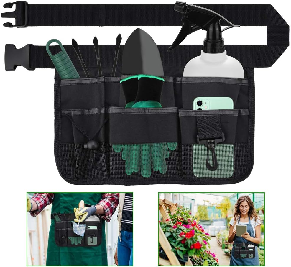 Case4Life Gardening Tools Belt Bag Adjustable Waist Tool Belt Pouch