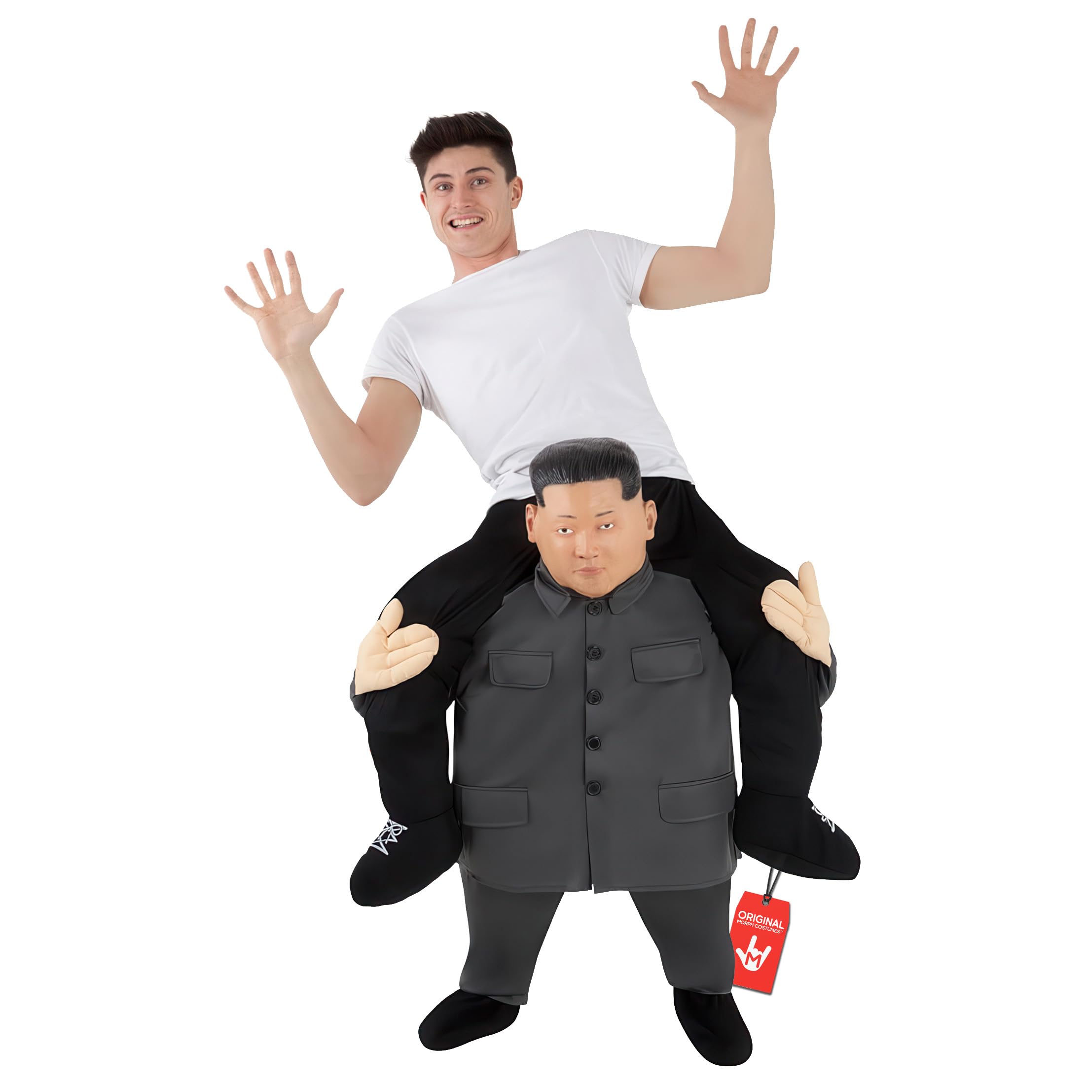 Morph Costumes Piggyback Funny Political Ride on Halloween Costume for Adults