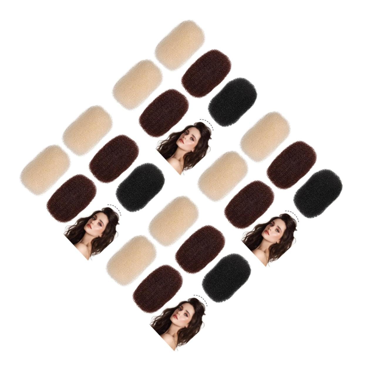 4 Sätze Erhöhte Haarspangen Haarstyling-tools Haarbasisclips Dekorative Haarspangen Haarpolsterklemmen Haar-accessoire 5 Stück * 4
