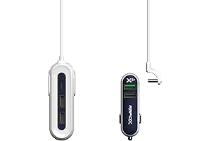 RapidX X5 Plus Rapid Car Charger with Five USB Ports and Dedicated QR Charging