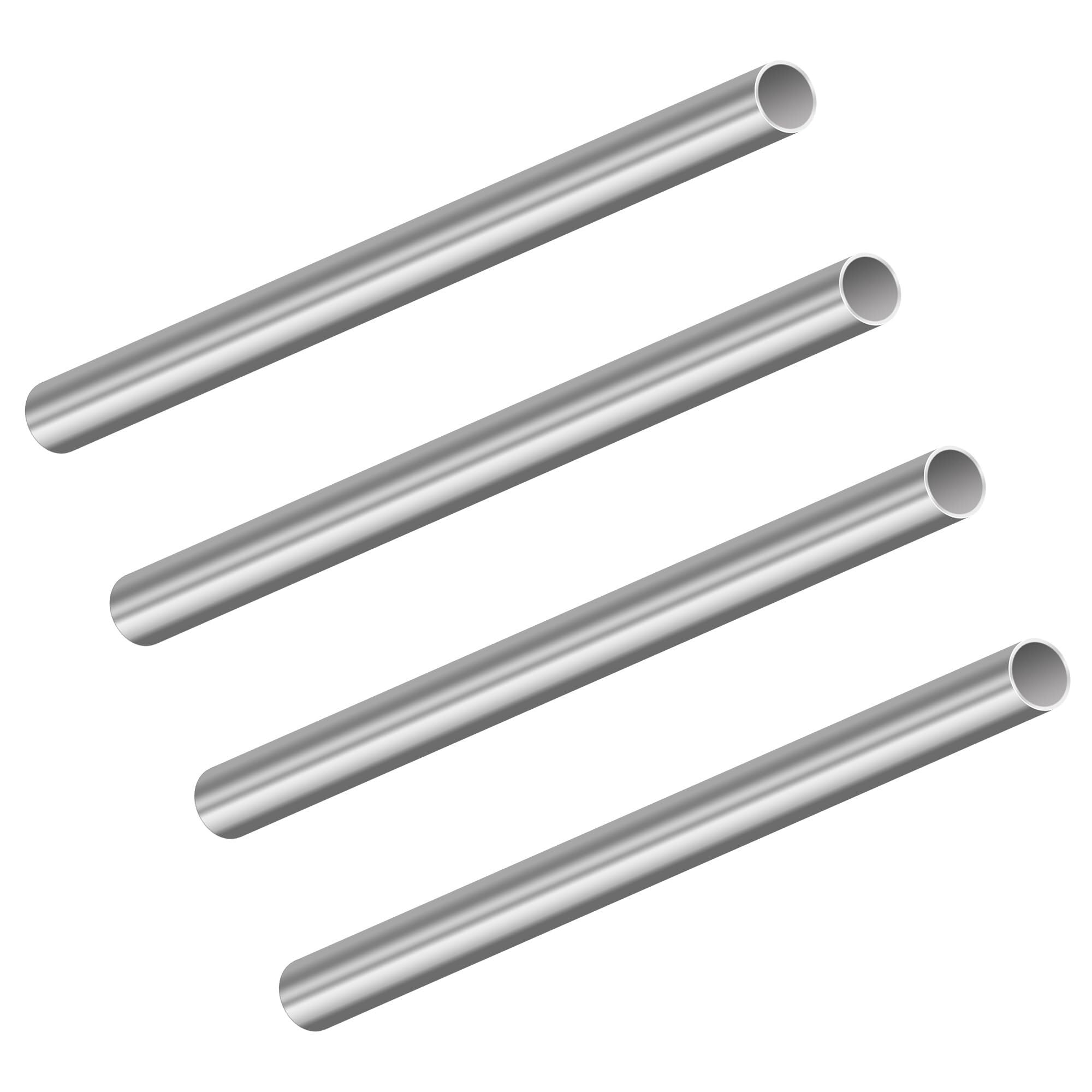 304 Stainless Steel Tube, 304 Stainless Tubes 2-13mm OD x 0.5-1mm Wall 200mm 4 Pack(13mm x 0.5mm x 200mm)