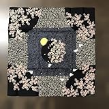 タペストリー ハンカチ 十五夜 52㎝×52㎝