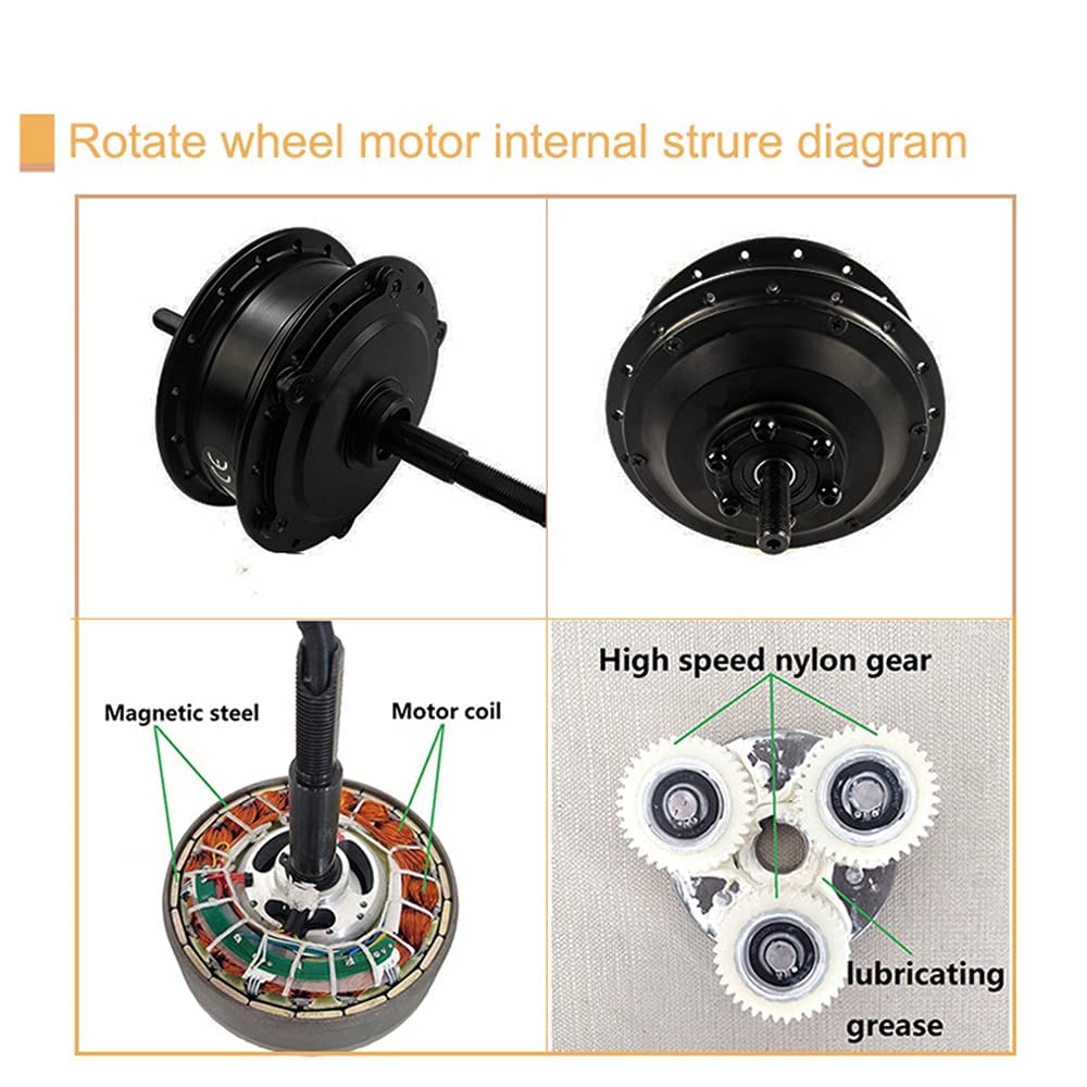 Amazon.co.jp: 電動自転車変換キット、48V500W 16インチ 20インチ 24