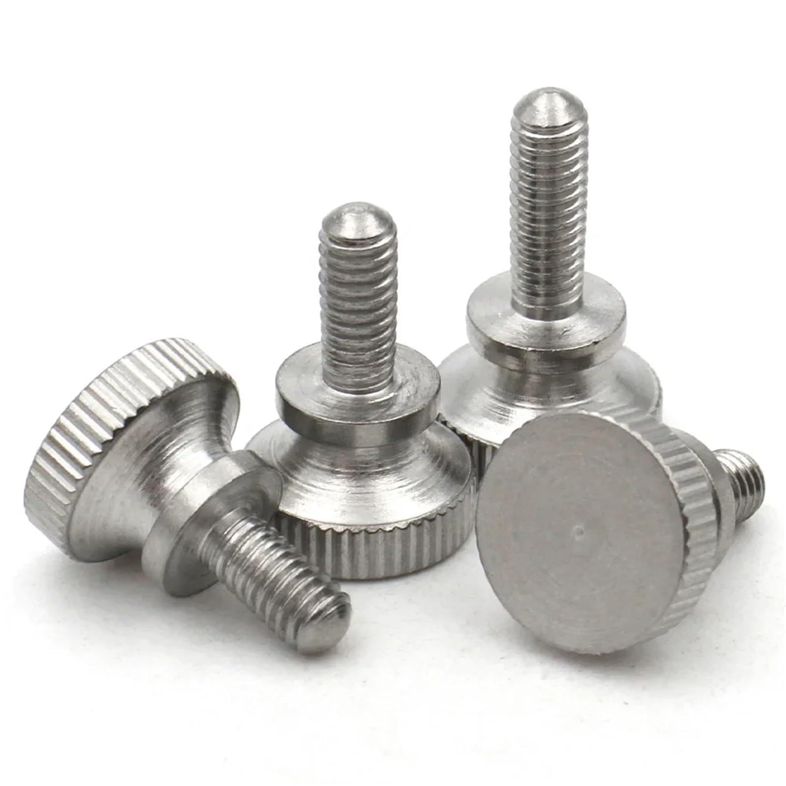 Viti a testa zigrinata Bullone con vite a testa zigrinata e manopola di serraggio manuale in acciaio inossidabile 304(10pcs,M6 x 40mm)