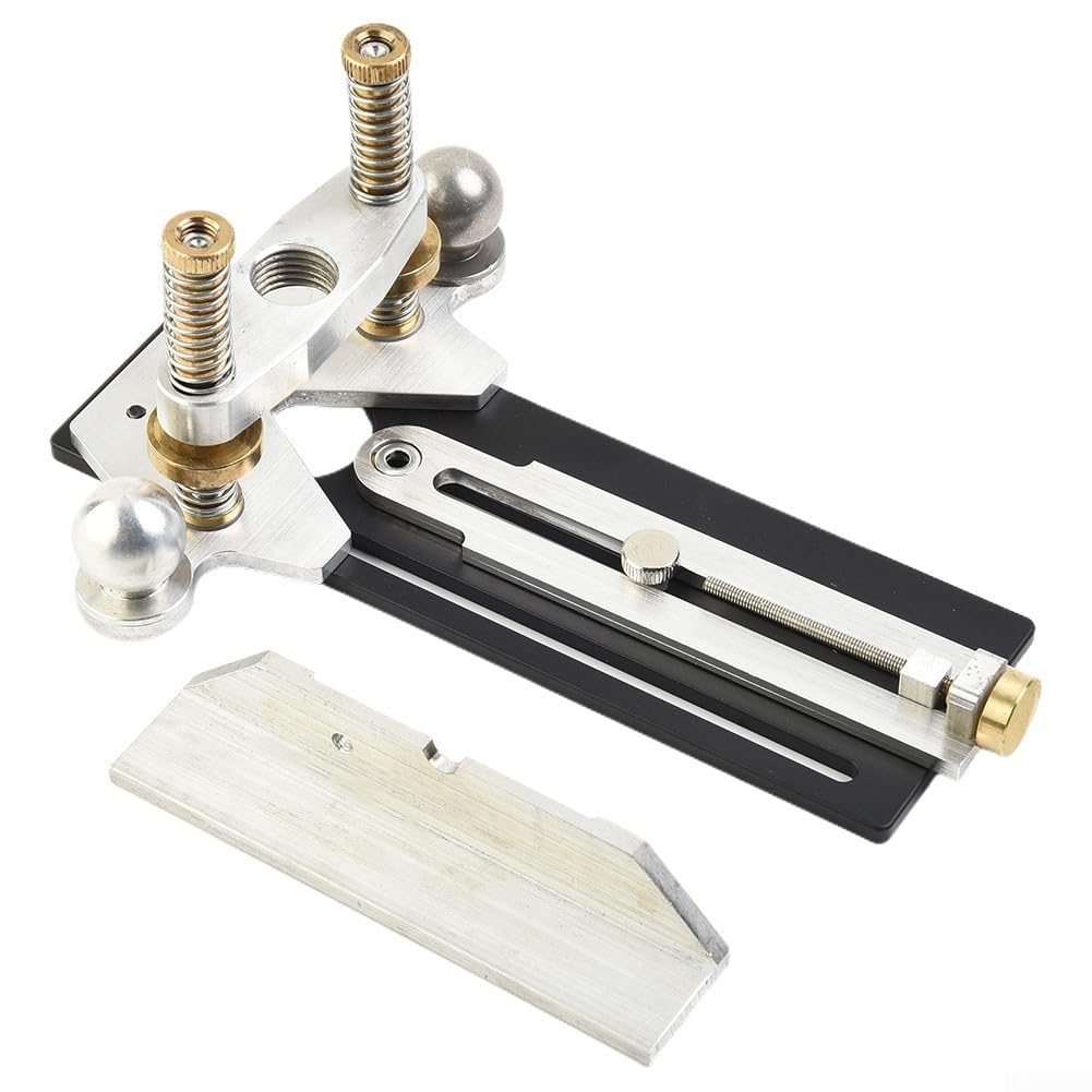 Heavy Duty Guitar Sound Hole Router Jig per lavori di precisione, strumento di taglio circolare per costruzione di chitarra acustica, dispositivo di instradamento in metallo per negozi di liutai