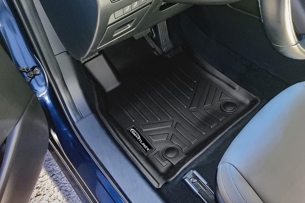 SMARTLINER Custom Fit All Weather 2 Row Floor Mats & Cargo Liner Set Compatible with 2019-2025 Mazda 3