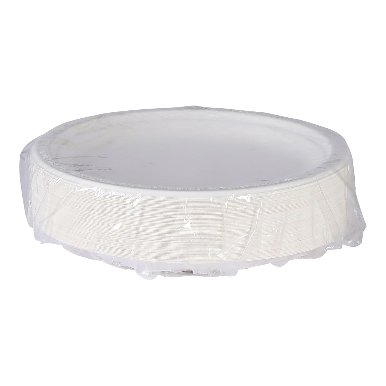ECO PRODUCTS Compostable 9" Paper Plates, Case of 500, Disposable White Molded Fiber, Round, Tree-Free, Stronger Than Paper & Styrofoam, Renewable Molded Natural Fibers